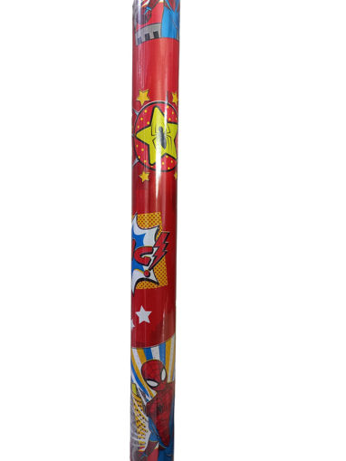 Picture of SPIDERMAN COMIC RED  WRAPPING ROLL